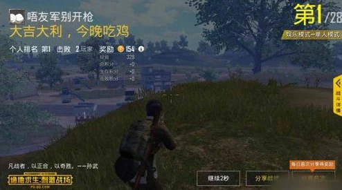 绝地求生刺激战场娱乐模式:揭秘苟活策略,低调生存亦能斩获最终胜利 绝地求生刺激战场娱乐模式:揭秘苟活策略,低调生存亦能斩获最终胜利