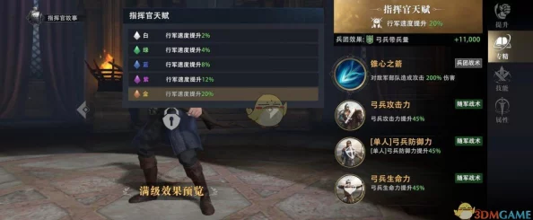 《权力的游戏》手游指挥官内政专精技能全面介绍与分析