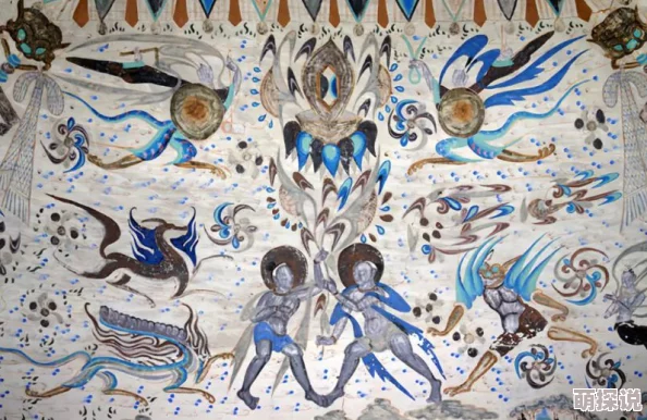 敦煌夜谭近日发现千年壁画中的神秘生物图案引发热议