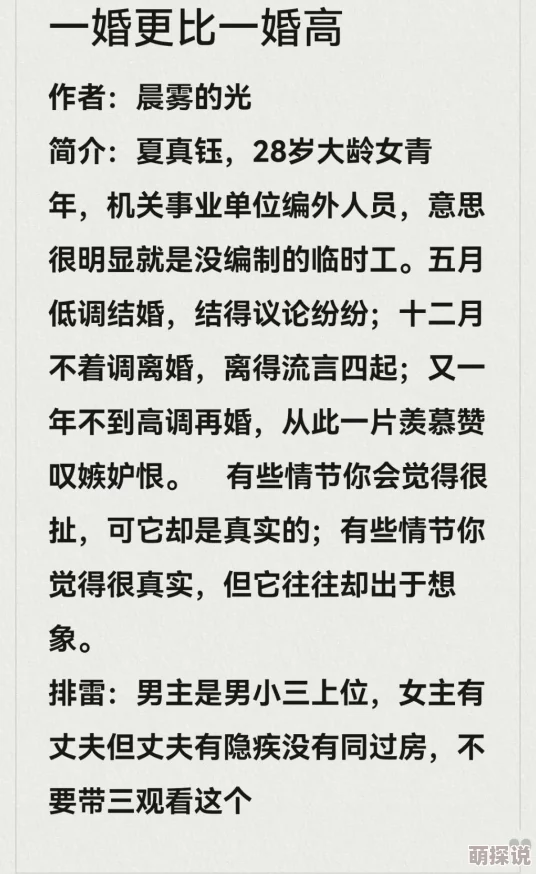 女主当小三的高干快穿小说：从情感纠葛到权力游戏，她如何逆袭成赢家？