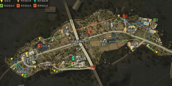 暗区突围挑战：全面解析农场地图战略要点与逃脱路线
