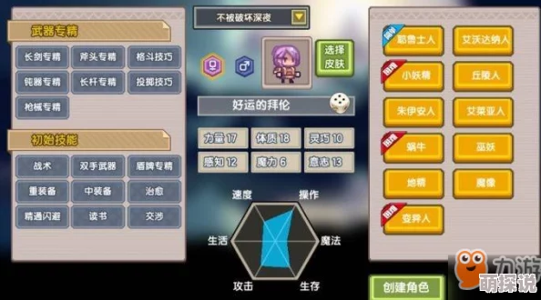 艾迪王国职业巅峰对决：最强职业选择与种族优势分析