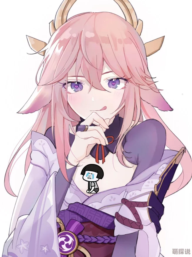 八重神子穿着简陋衣服跳舞，真是太可爱了，这种风格让人感到亲切！