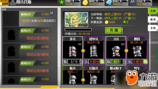 梦幻战记手游深度解析：佣兵进阶系统具体玩法与策略指南