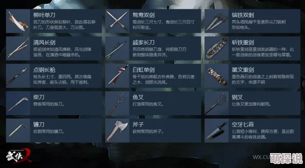 武侠乂游戏中镔铁双刺武器性能评测：实战表现与使用心得如何？