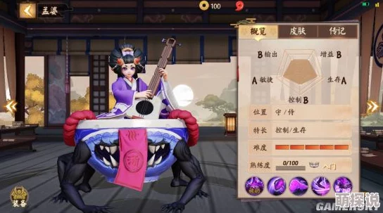 深度解析云梦四时歌孟婆技能特色，全面展示背景图鉴及技能详解一览