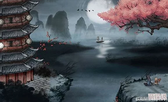 《妖怪正传》绝美场景赏析：古刹疏钟悠远回荡，遥岚之间破月高悬映奇境