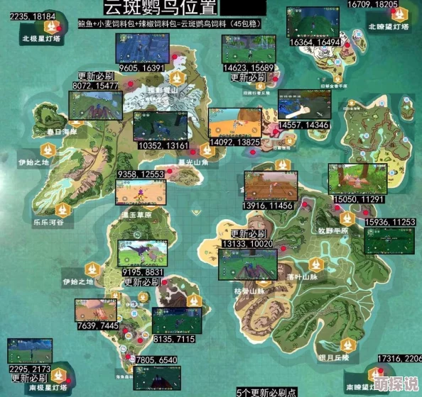 探索创造与魔法世界：揭秘云斑鹦鸟栖息地及高效捕捉技巧指南