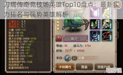 刀塔传奇英雄实力比拼:最强输出排行版大揭密,谁才是战场上的真正王者? 刀塔传奇英雄实力比拼:最强输出排行版大揭密,谁才是战场上的真正王者?
