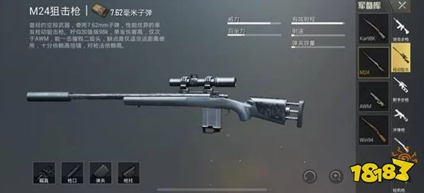 《明日之后》游戏中M24狙击枪性能评测：LYB玩家的专业必备武器，精准打击无人能敌！