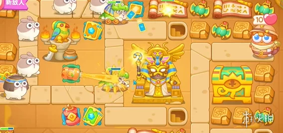 保卫萝卜4法老归来第九十一关终极攻略：惊喜解锁新炮塔，轻松通关打法揭秘！