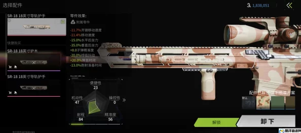 《萤火突击》SR-15突击步枪图鉴：全新升级版本即将上线，惊喜性能曝光！