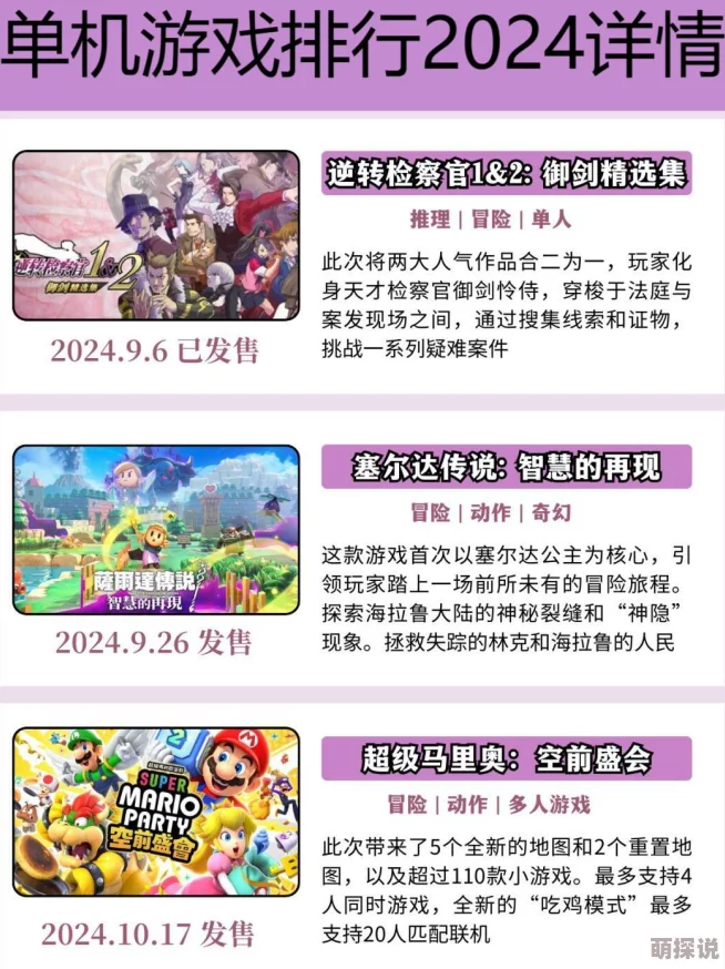 2024经典单机游戏大放送！好玩的纯单机游戏汇总，惊喜新增多款必玩之选！