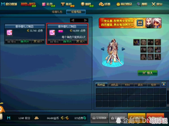 DNF结婚系统大揭秘：升级哪个伴侣竟有隐藏惊喜福利，最佳选择揭晓！