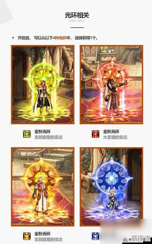 惊喜揭秘！DNF中增强属强必备：探寻哪个光环能助你属性飙升，不容错过！