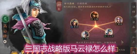 惊喜！三国志战棋版马云禄最强阵容搭配攻略大揭秘，解锁无敌战术组合！