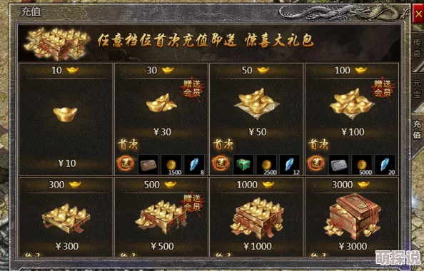 惊喜爆料！原始传奇会员特惠来袭，揭秘哪个等级会员最超值又便宜！