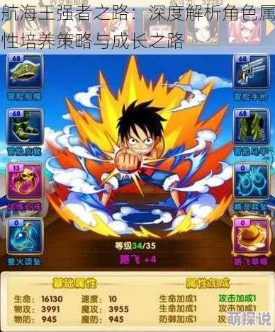 航海王强者之路：嘉雅属性深度解析与热门攻略