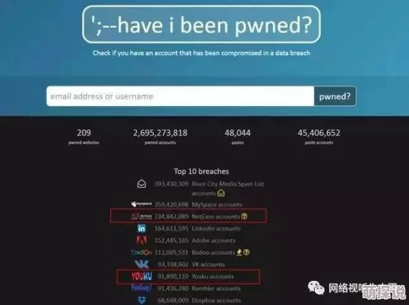 激情网站用户数据泄露百万账号或受影响
