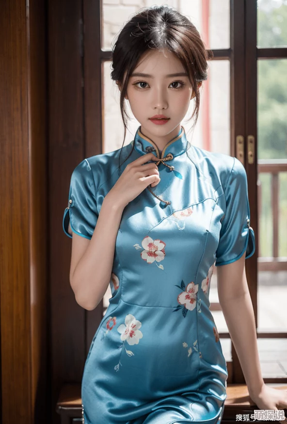 极品网红萌白酱白旗袍身材好棒，气质优雅，这套旗袍太适合她了！