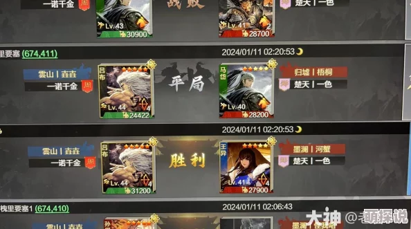 2024最新热门率土之滨四星武将PK阵容选择与推荐