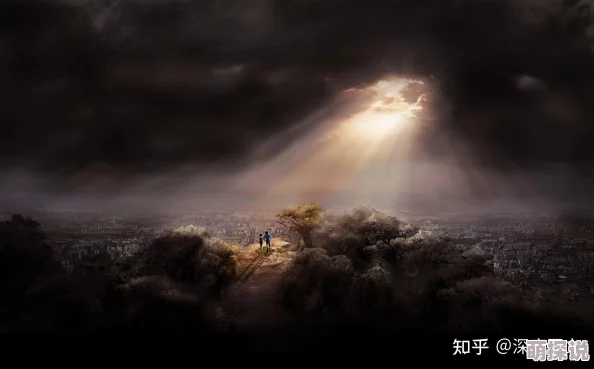 无尽的黑夜吞噬希望扼杀光明未来永无止境